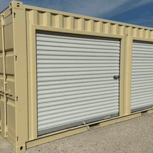 20ft shipping container with double roll up doors​