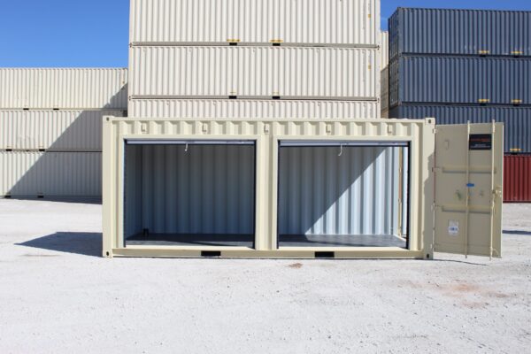 1_620ft shipping container with double roll up doors