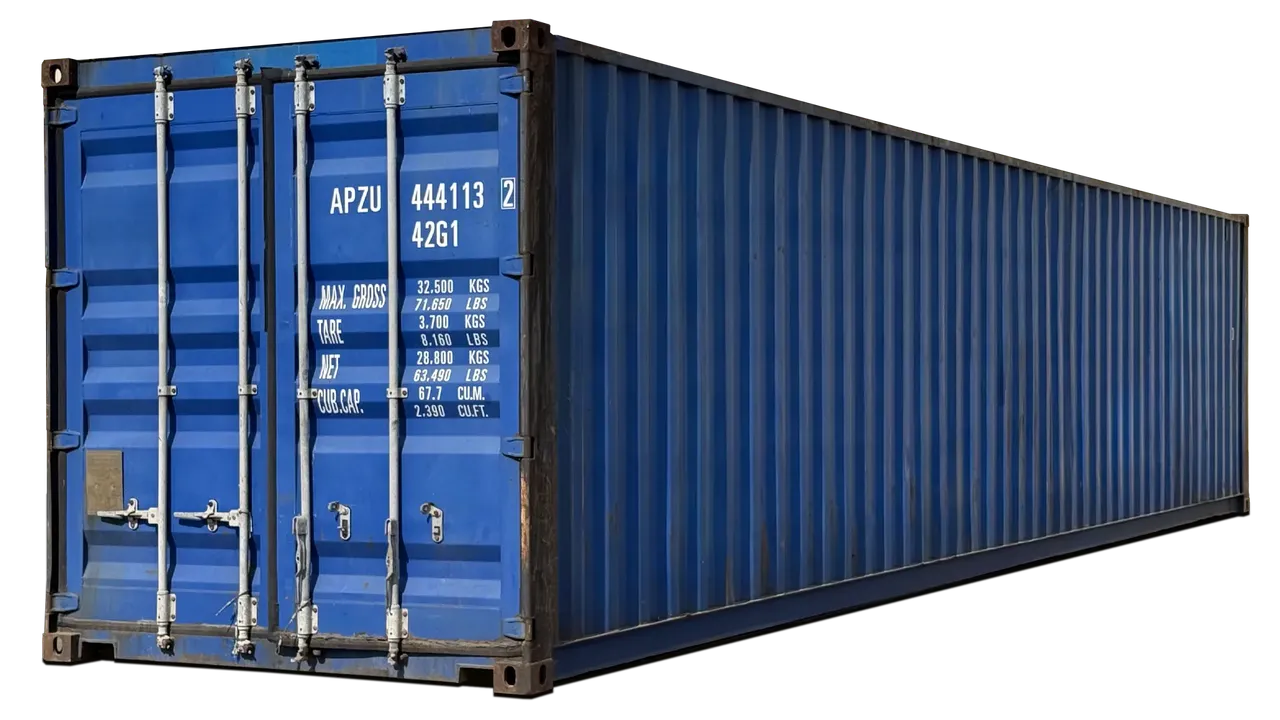 40ft used shipping container