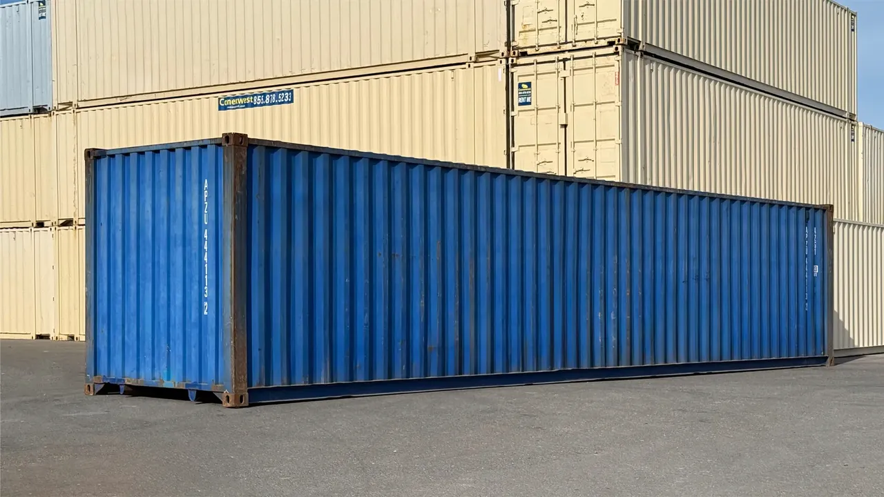 40ft used shipping container