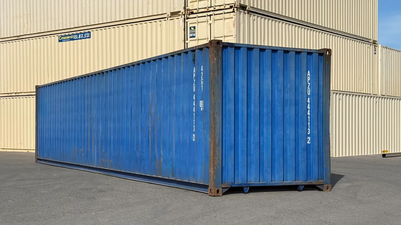 40ft used shipping container