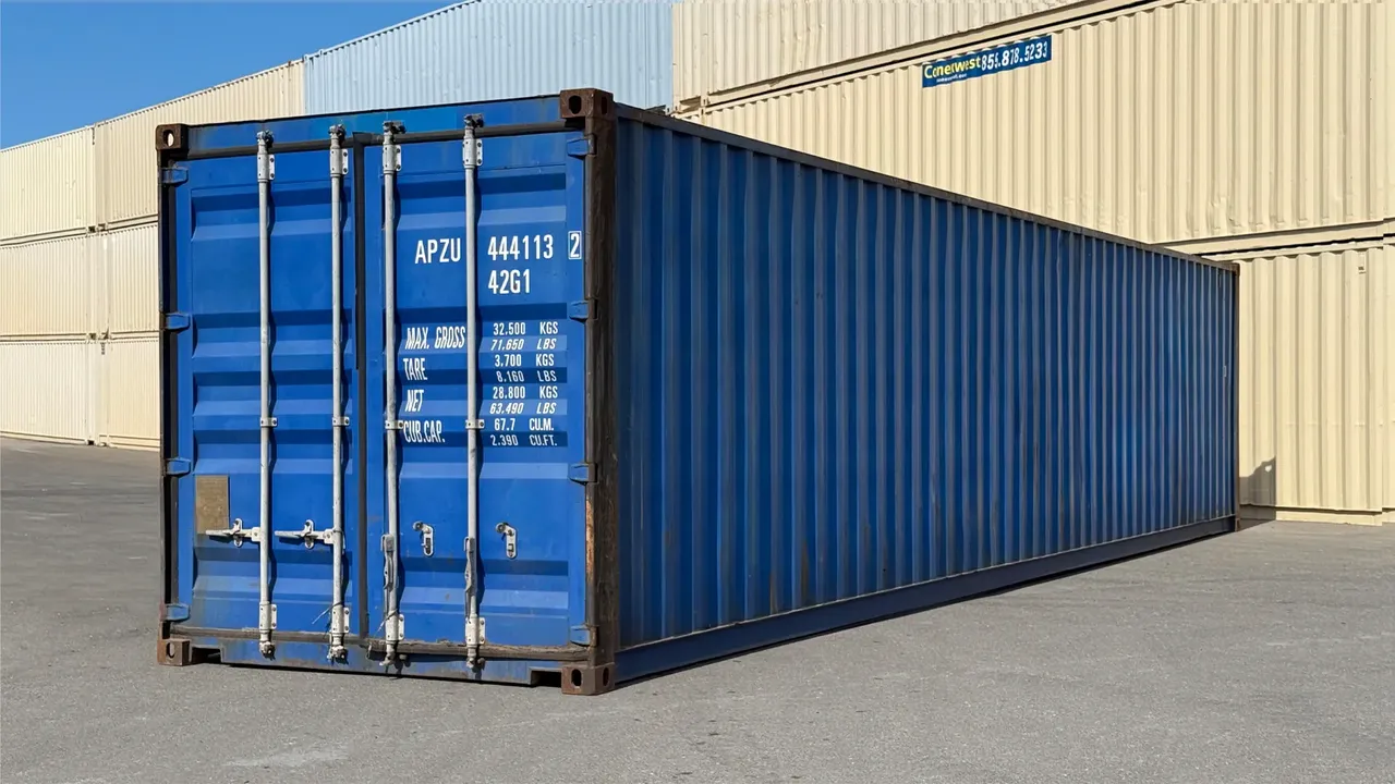 40ft used shipping container