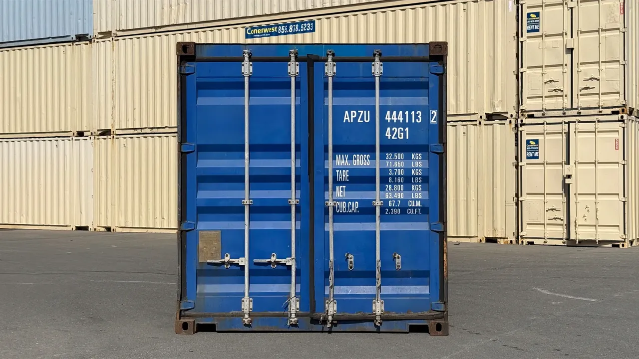 40ft used shipping container