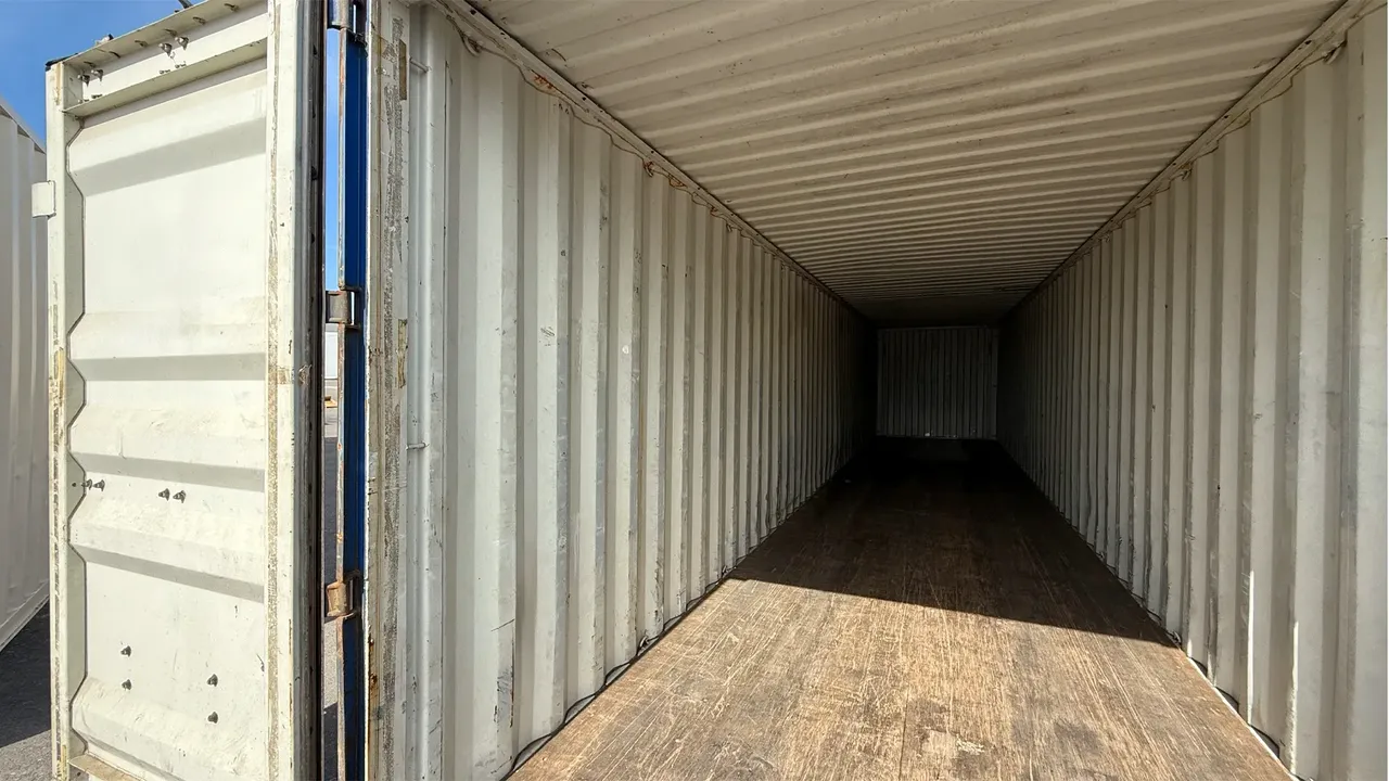 40ft used shipping container
