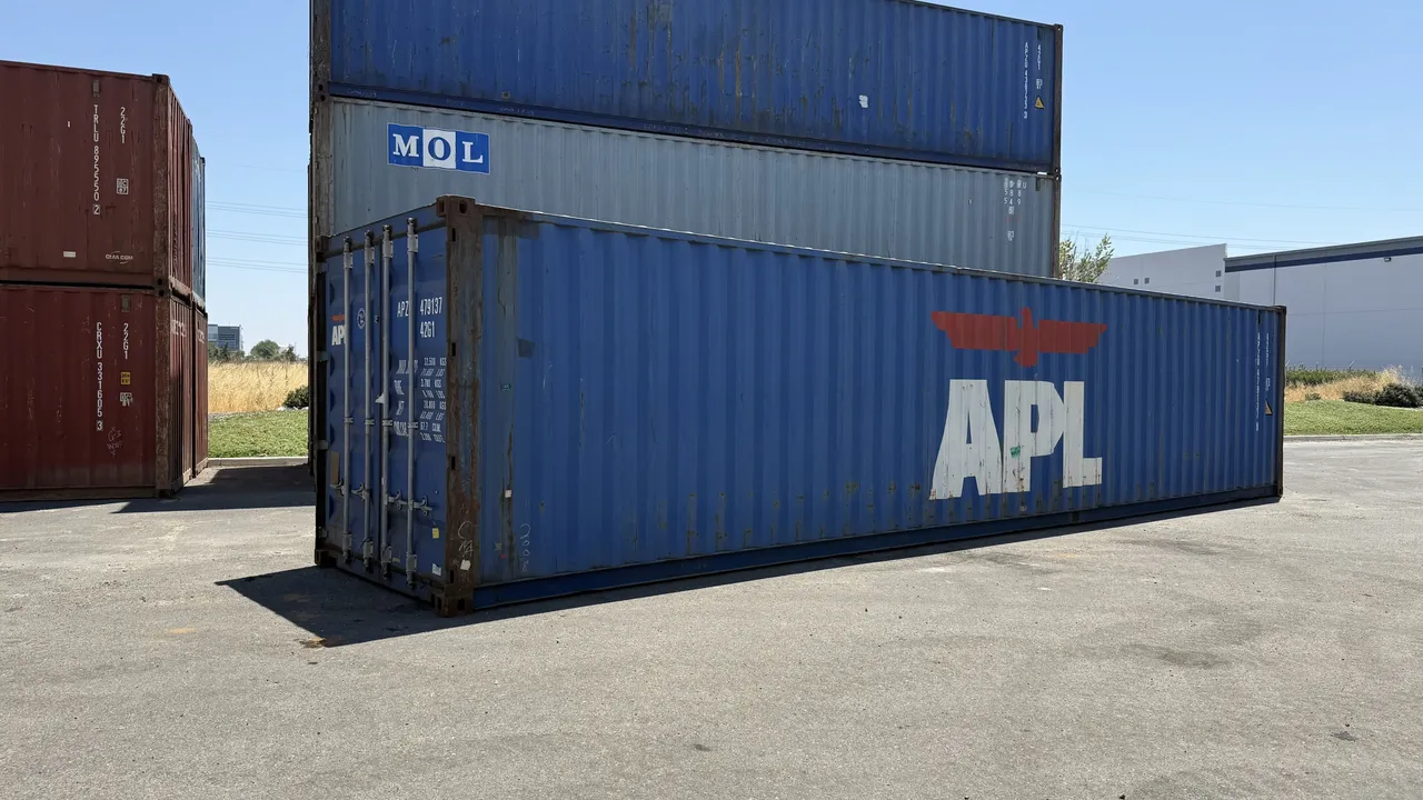 40ft used shipping container