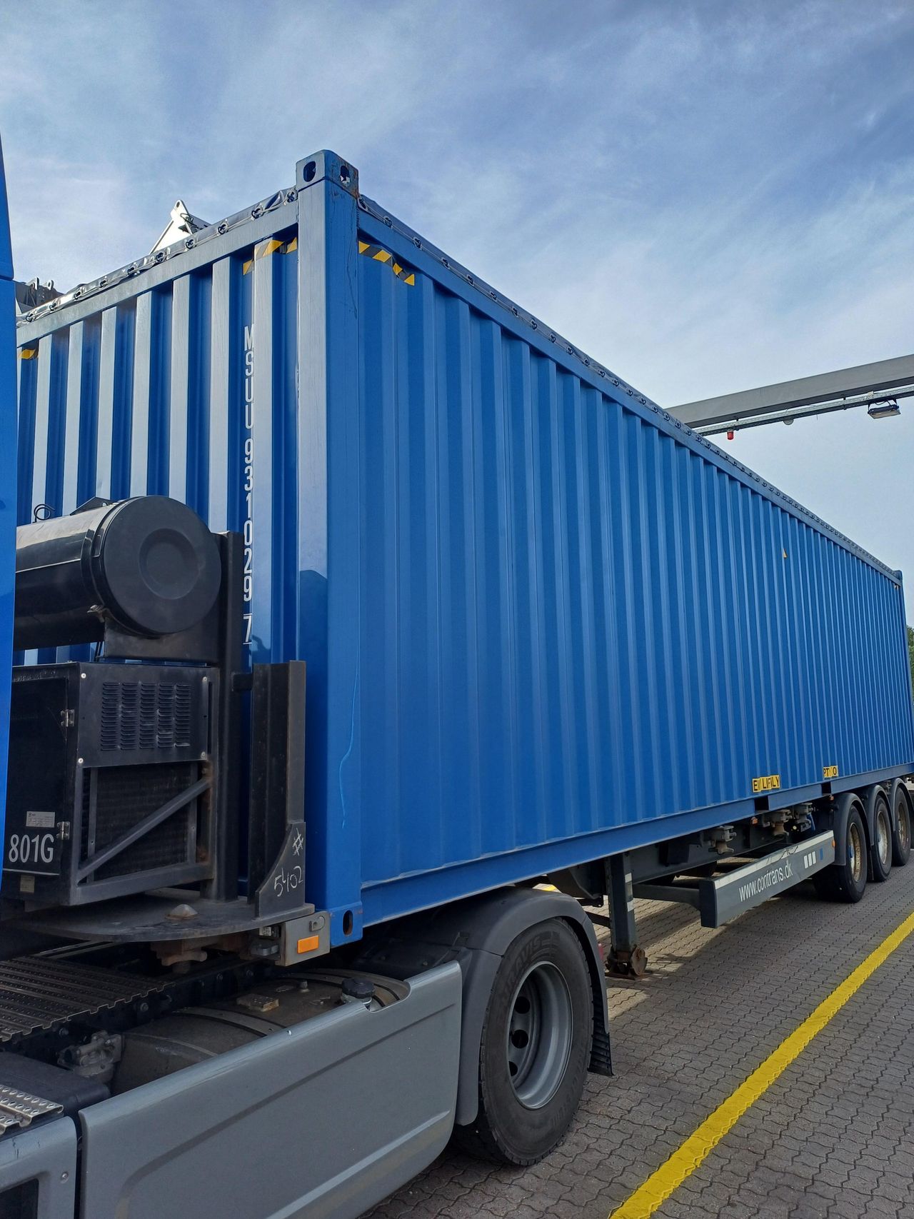 40ft open top shipping container