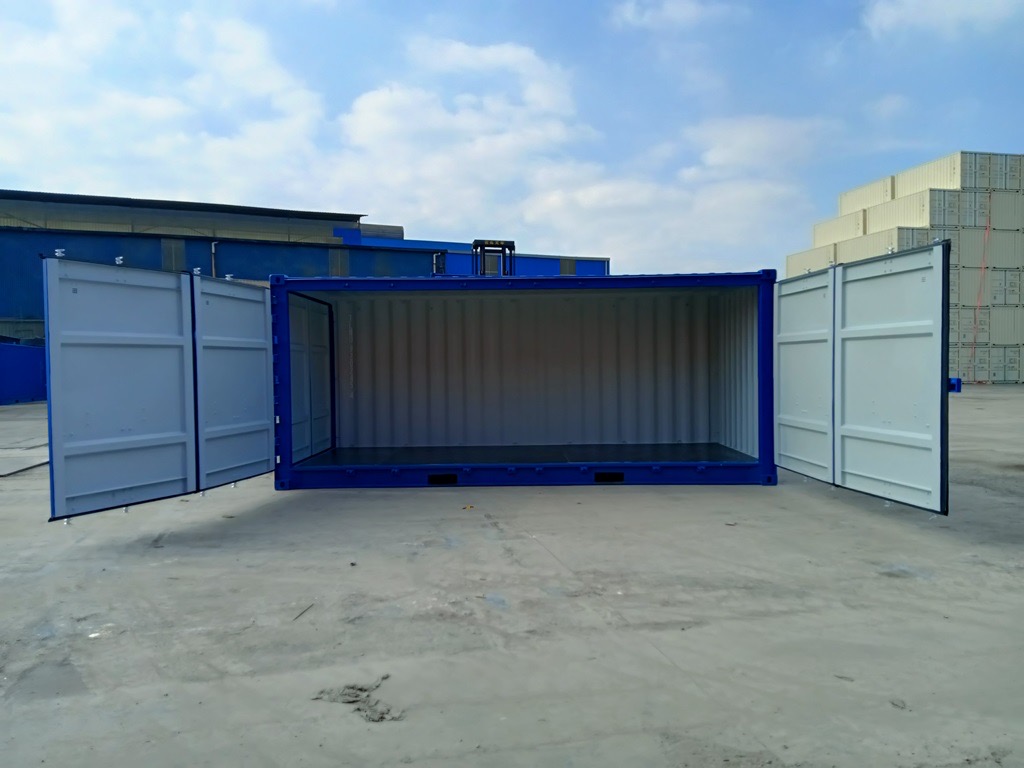 open side shipping container